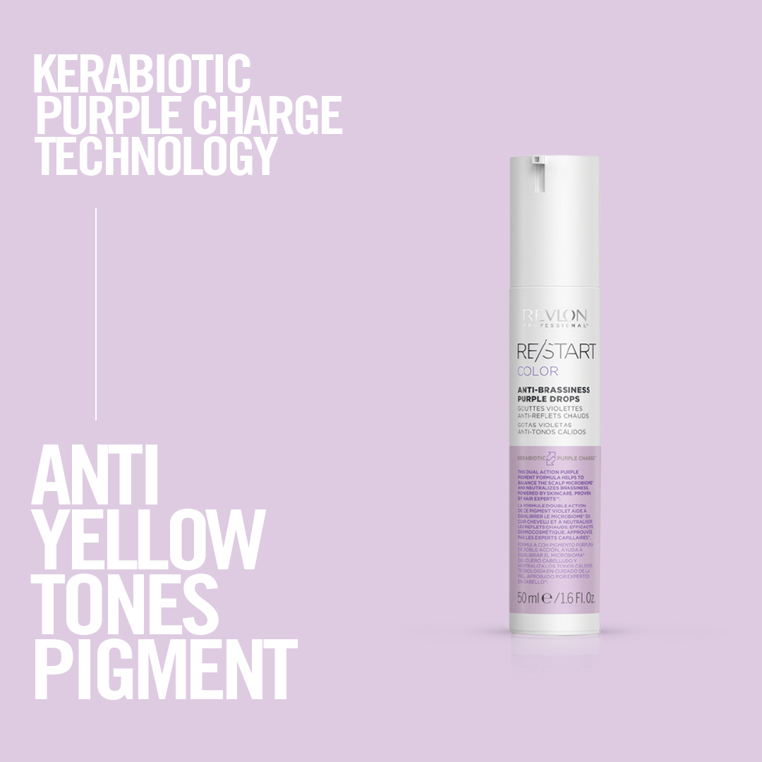 Re Start Color Anti Brassiness Purple Drops Kerabiotic Re Start Color Anti Brassiness Purple Drops Kerabiotic
