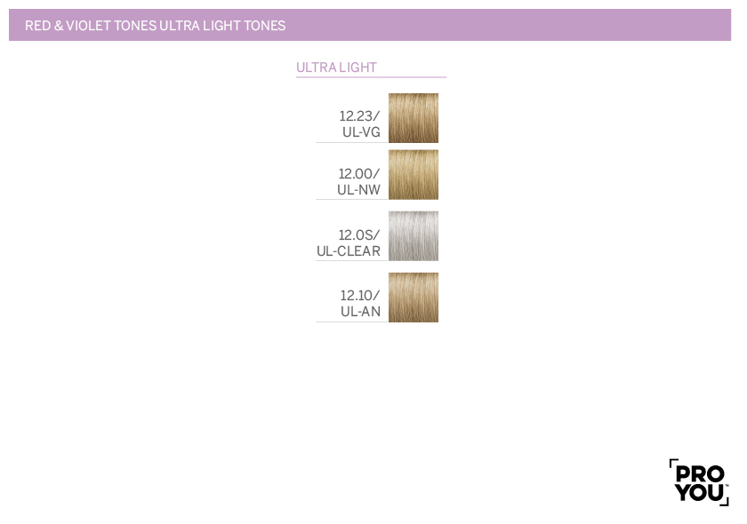 Pro You Light Color Pro You Light Color
