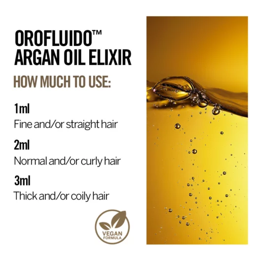 Oro Fluido Argan Oil How to use
